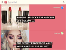 Tablet Screenshot of makeup.allwomenstalk.com